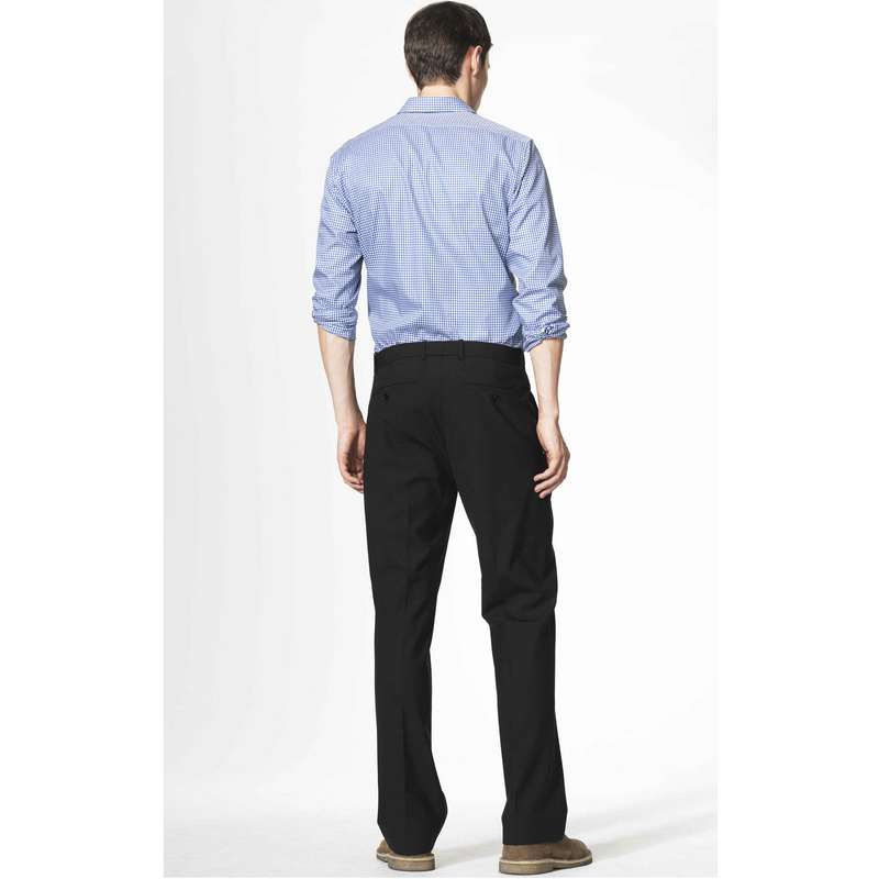 Pantalon droit basique, Noir, large image number 1